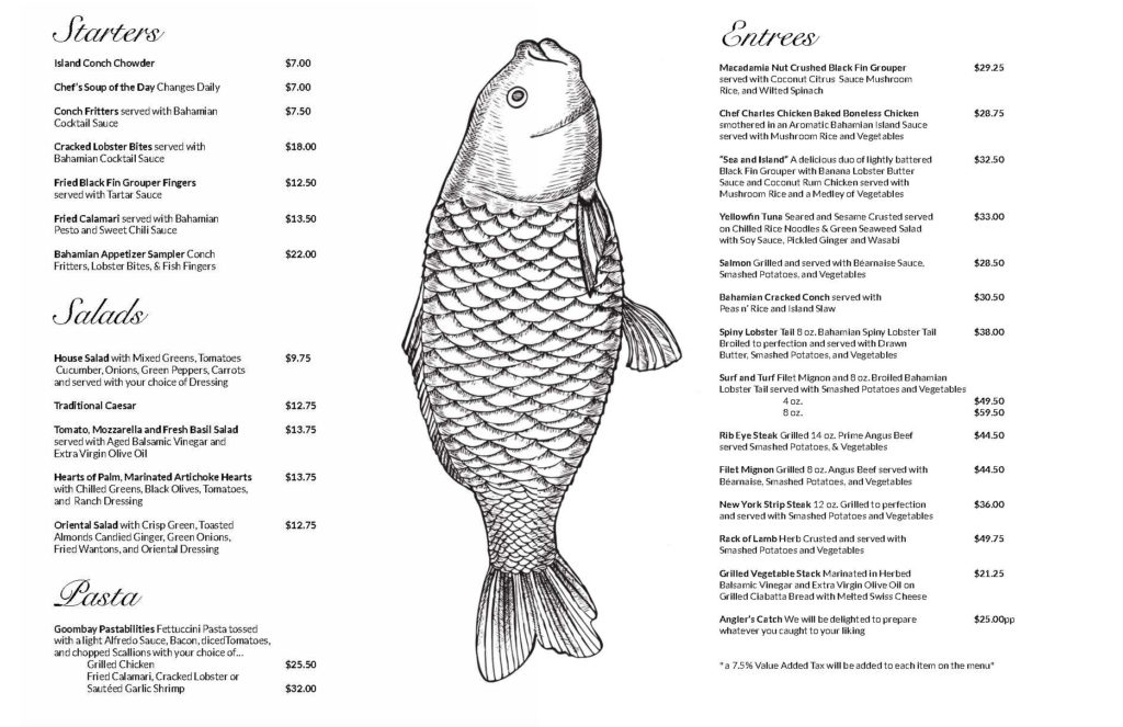 Abaco-Beach-Resort-Dinner-Menu