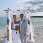 Beach wedding in the Abacos