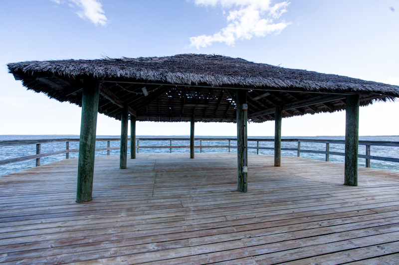 Private deck at Abaco Beach Resort