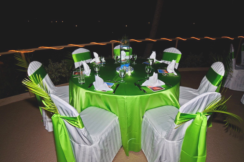 Evening poolside event at Abaco