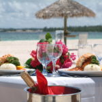 Romantic dinner for two on the beach Abaco